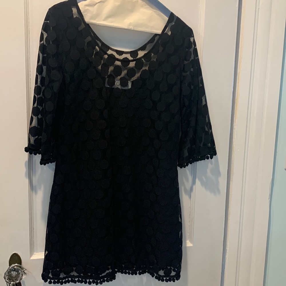 Sarah Campbell black tunic
